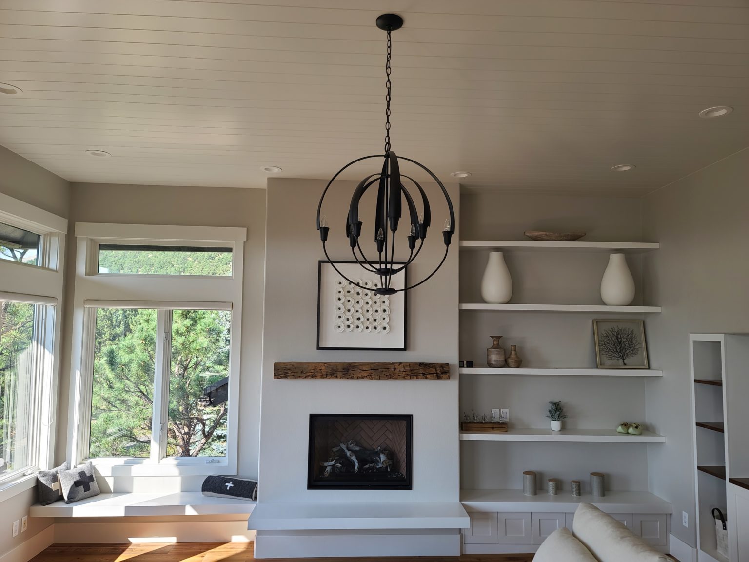 Baseboard installation detail